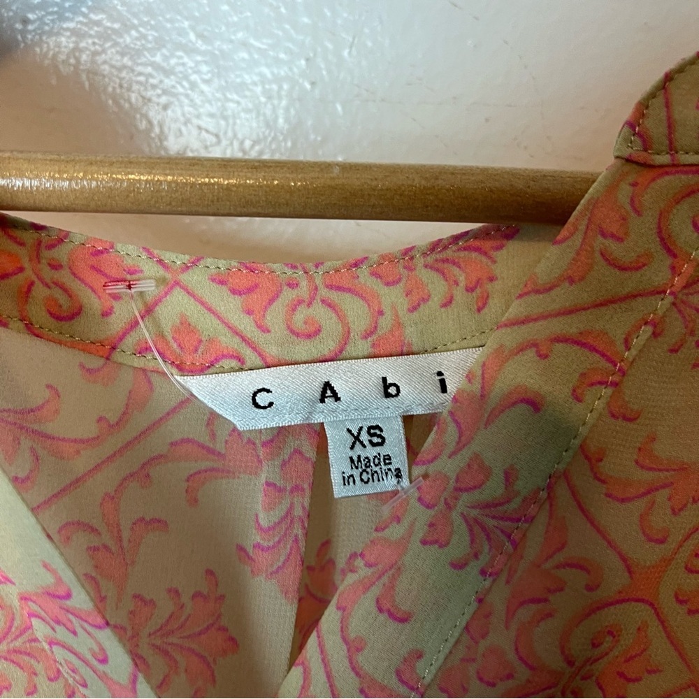 Cabi Poolside Top Tunic With Drawstring Waist Siz… - image 2